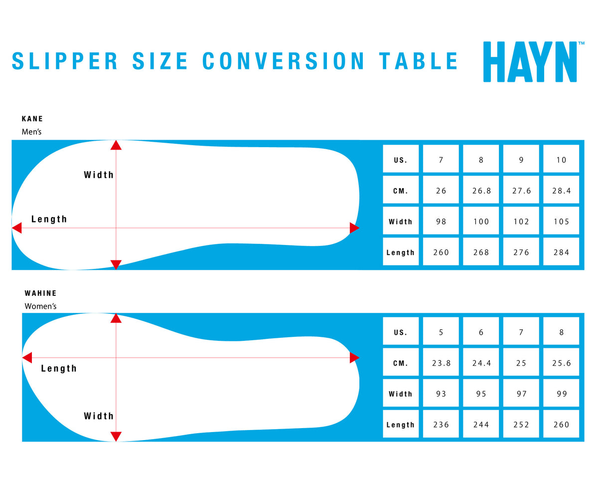 Size chart | HAYN ONLINE STORE